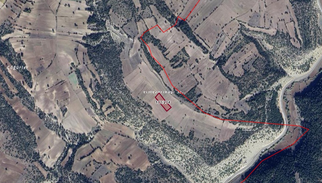 KÜTAHYA  ASLANAPA  BEZİRGAN' DA  4.159 M² TARLAMIZ SATILIK. - KÜTAHYA ASLANAPA fotoğraf 3